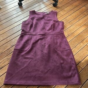 Burgundy loft dress